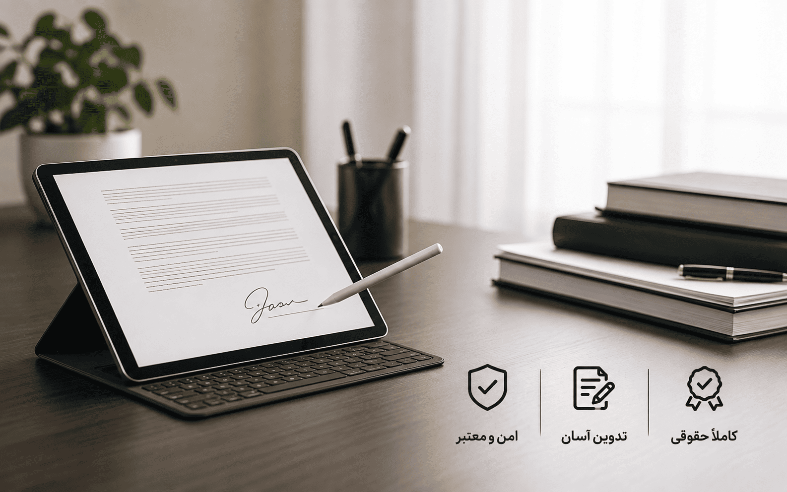 یک امضا، یک توافق معتبر